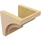 Ekena Millwork 7"W x 7"D x 7"H Wide Helena Rough Cedar Woodgrain TimberThane Corbel, Primed Tan CORUR07X07X07HELRCPR - alternate 5
